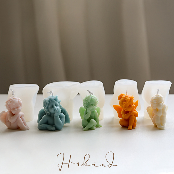 Wholesale 5-Style Angel Silicone Molds