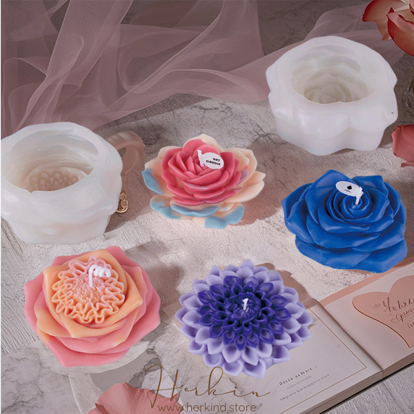 Dahlia & Rose Silicone Mold