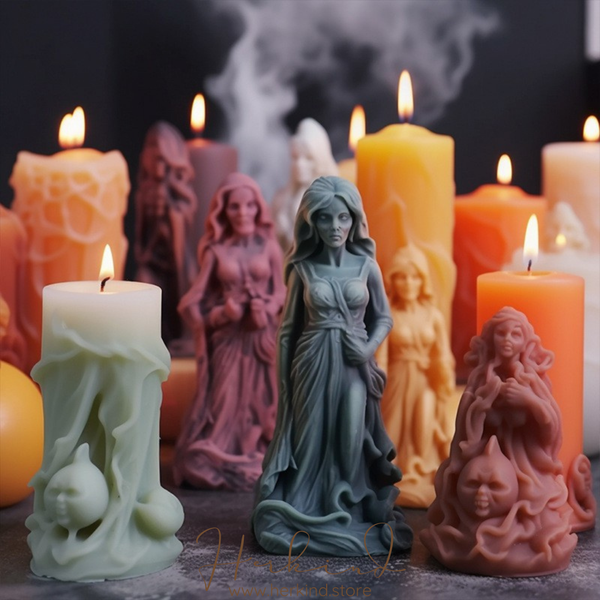 Ghost Bride & Skull Silicone Mold